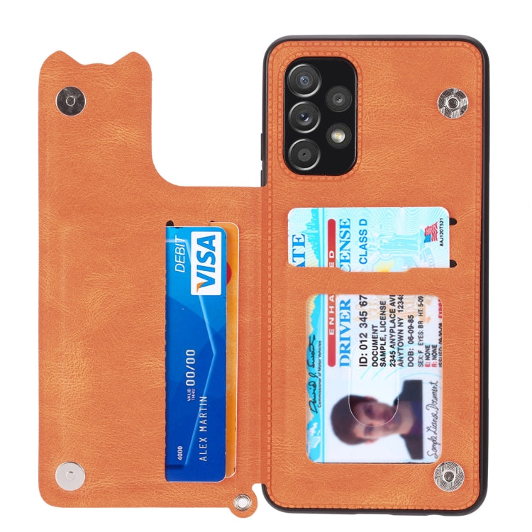 For Samsung Galaxy A32 4G Mandala Embossed PU + TPU Case with Holder & Card Slots & Photo Frame & Strap
