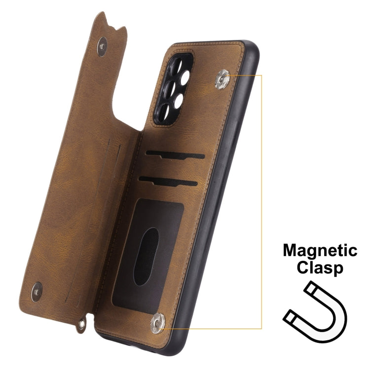 For Samsung Galaxy A32 4G Mandala Embossed PU + TPU Case with Holder & Card Slots & Photo Frame & Strap