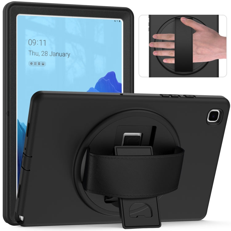 For Samsung Galaxy Tab A7 10.4(2020) T500 / T505 360 Degree Rotation PC + TPU Protective Case with Holder & Hand-strap & Pen Slot