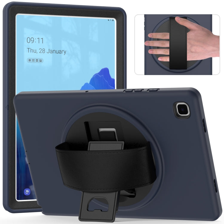 For Samsung Galaxy Tab A7 10.4(2020) T500 / T505 360 Degree Rotation PC + TPU Protective Case with Holder & Hand-strap & Pen Slot