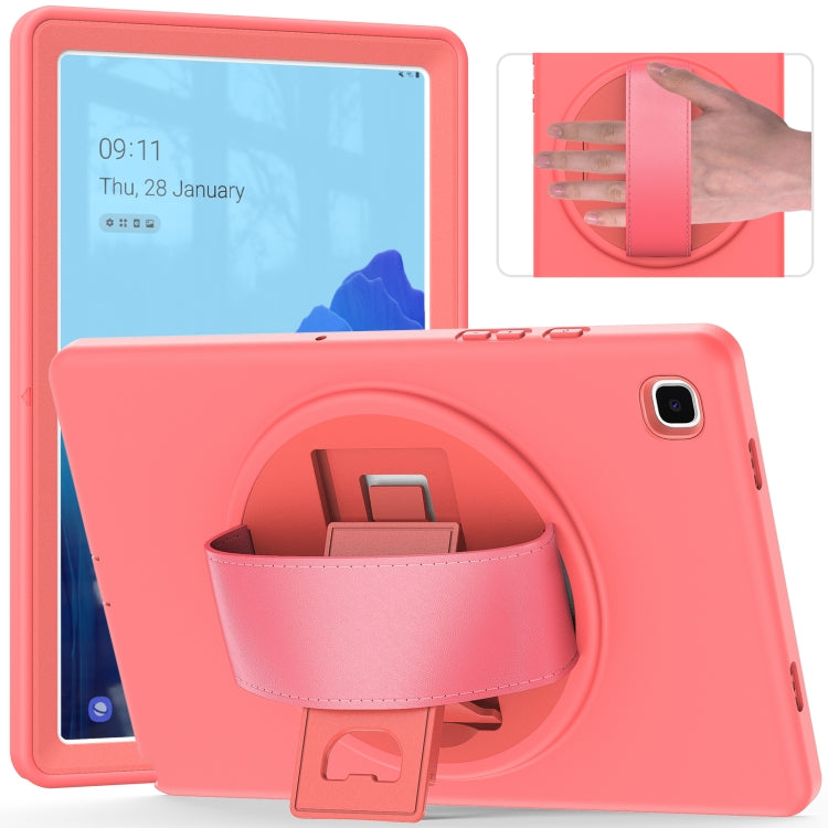 For Samsung Galaxy Tab A7 10.4(2020) T500 / T505 360 Degree Rotation PC + TPU Protective Case with Holder & Hand-strap & Pen Slot