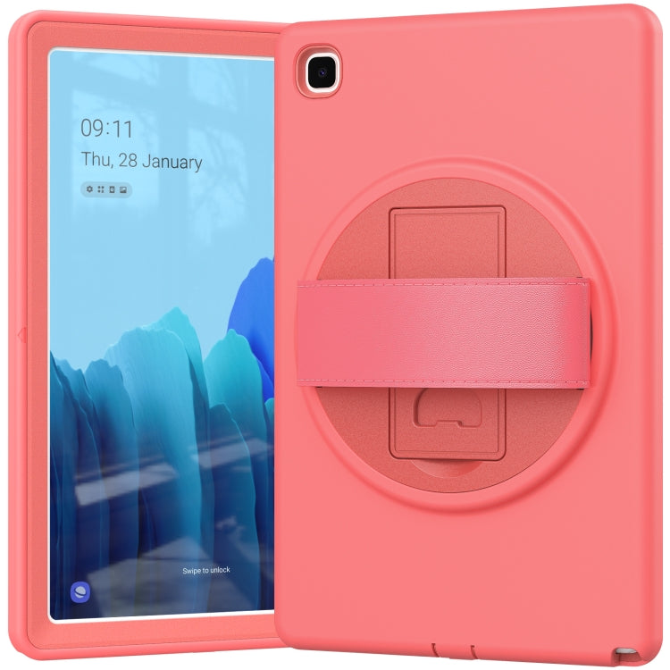 For Samsung Galaxy Tab A7 10.4(2020) T500 / T505 360 Degree Rotation PC + TPU Protective Case with Holder & Hand-strap & Pen Slot