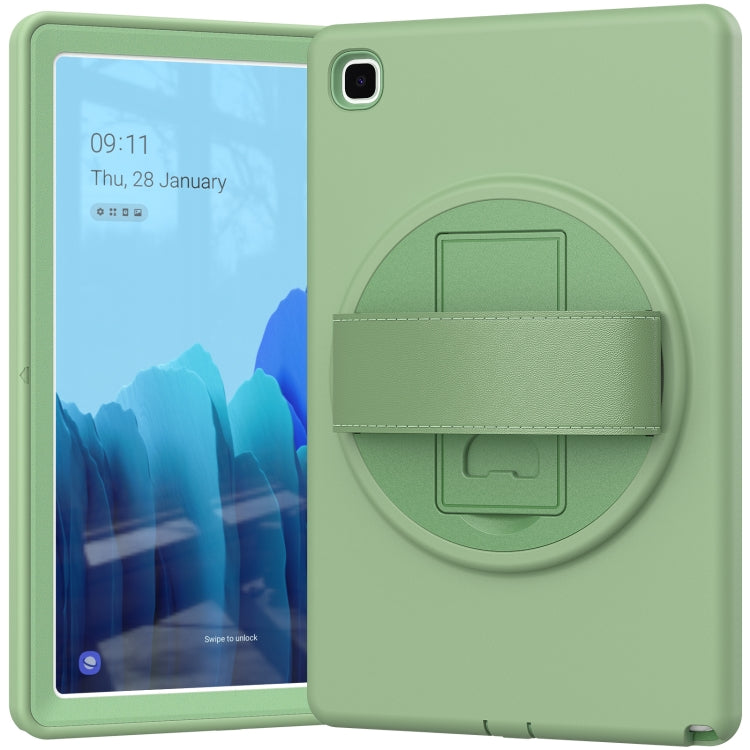 For Samsung Galaxy Tab A7 10.4(2020) T500 / T505 360 Degree Rotation PC + TPU Protective Case with Holder & Hand-strap & Pen Slot