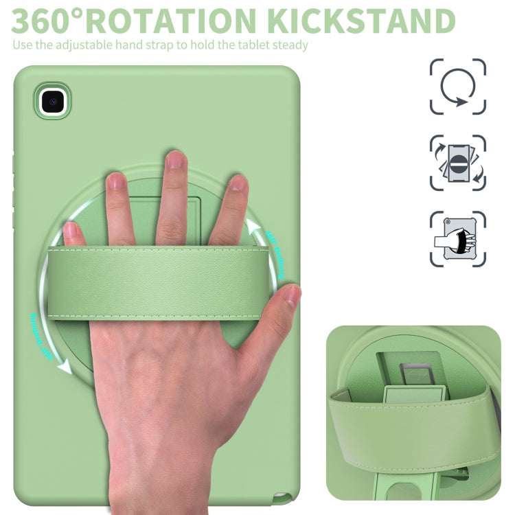 For Samsung Galaxy Tab A7 10.4(2020) T500 / T505 360 Degree Rotation PC + TPU Protective Case with Holder & Hand-strap & Pen Slot