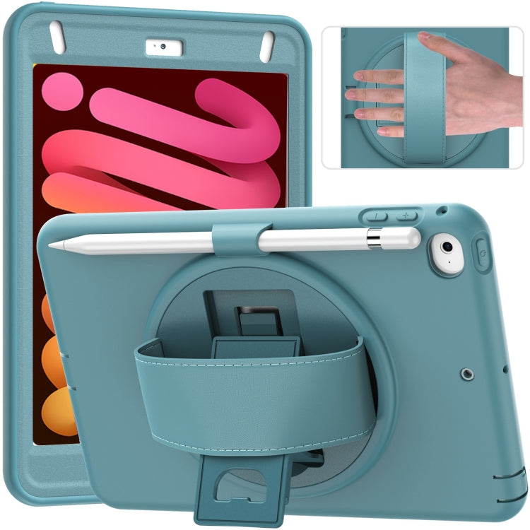 360 Degree Rotation PC + TPU Protective Case with Holder & Hand-strap & Pen Slot For iPad mini 5 / 4