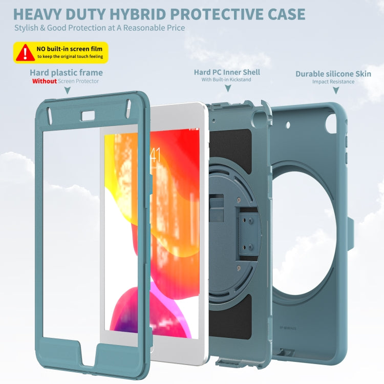 360 Degree Rotation PC + TPU Protective Case with Holder & Hand-strap & Pen Slot For iPad mini 5 / 4