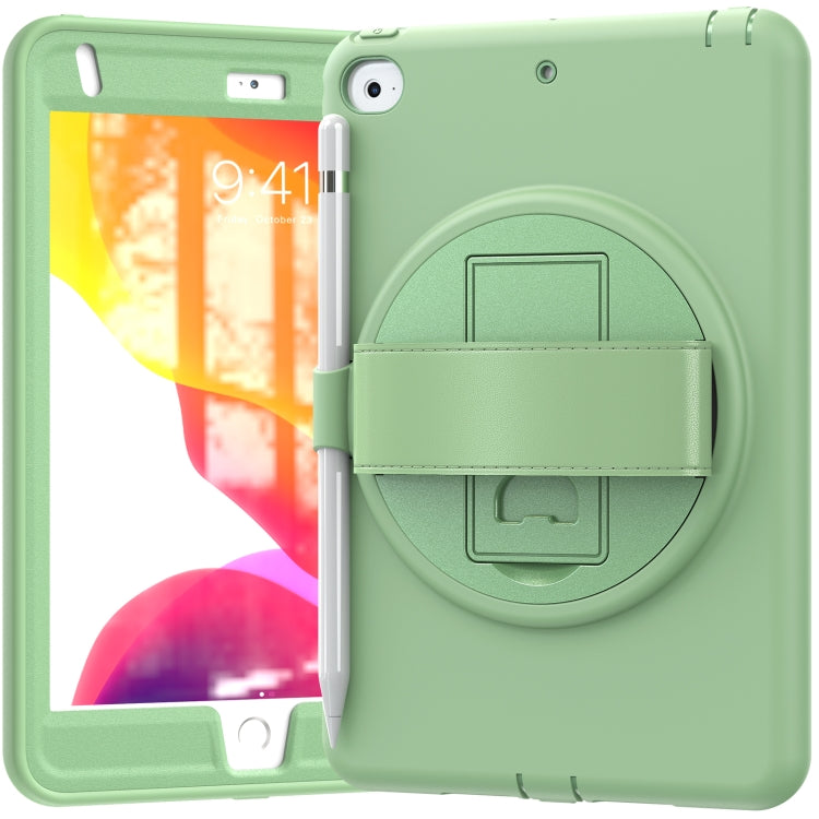 360 Degree Rotation PC + TPU Protective Case with Holder & Hand-strap & Pen Slot For iPad mini 5 / 4