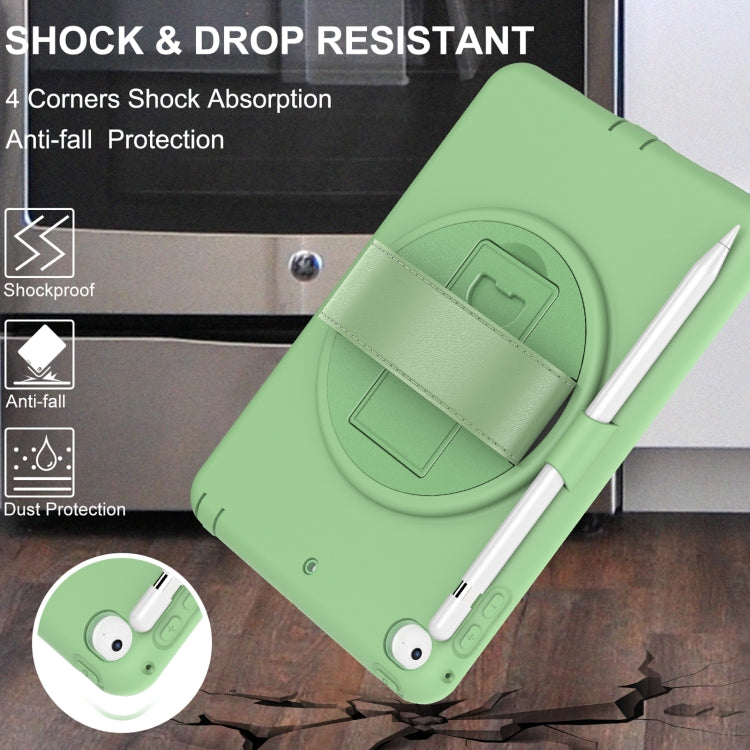 360 Degree Rotation PC + TPU Protective Case with Holder & Hand-strap & Pen Slot For iPad mini 5 / 4