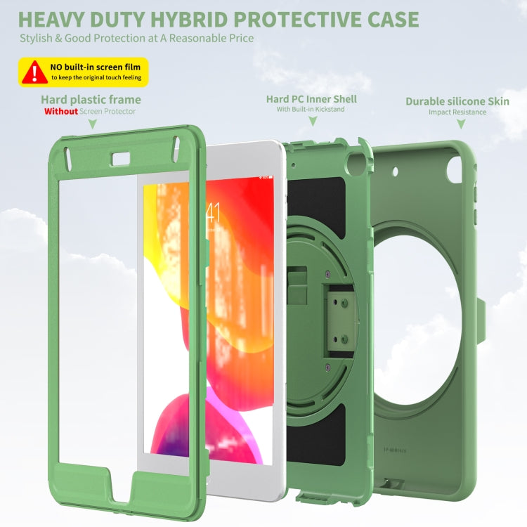 360 Degree Rotation PC + TPU Protective Case with Holder & Hand-strap & Pen Slot For iPad mini 5 / 4