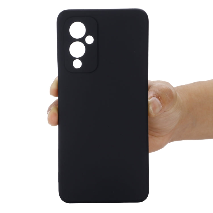 For OnePlus 9 Solid Color Liquid Silicone Dropproof Full Coverage Protective Case