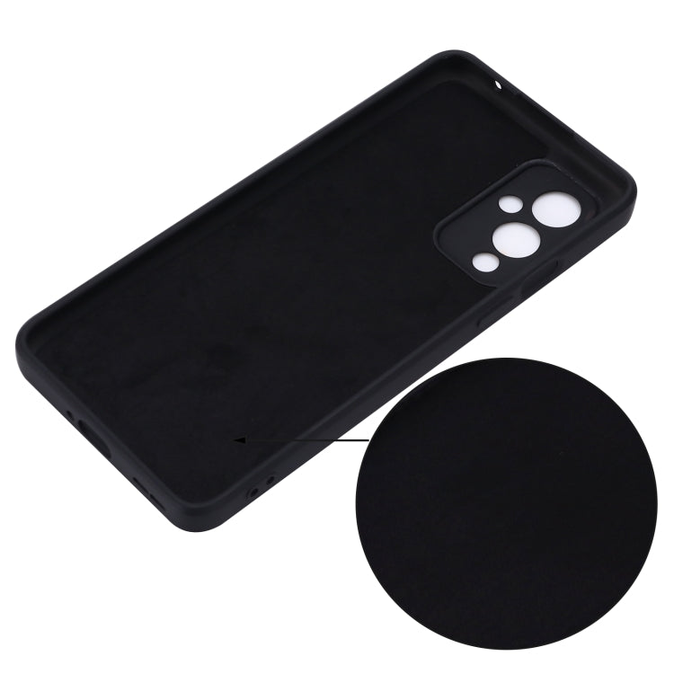 For OnePlus 9 Solid Color Liquid Silicone Dropproof Full Coverage Protective Case