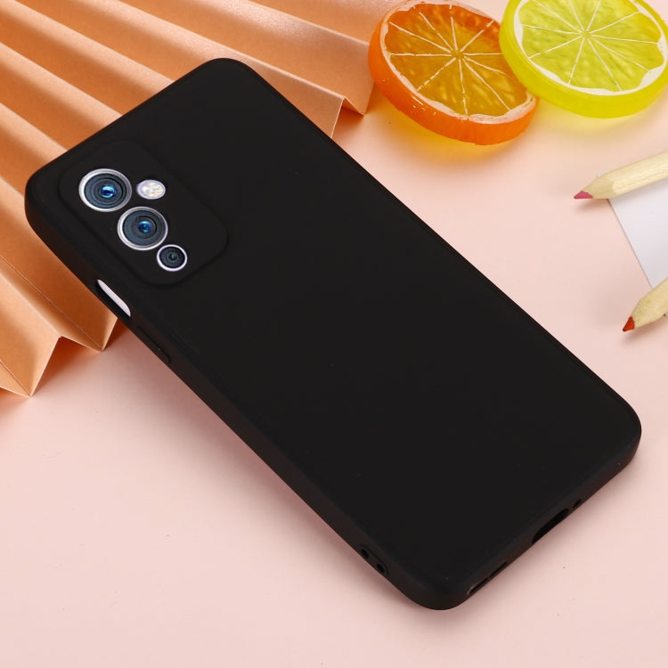 For OnePlus 9 Solid Color Liquid Silicone Dropproof Full Coverage Protective Case