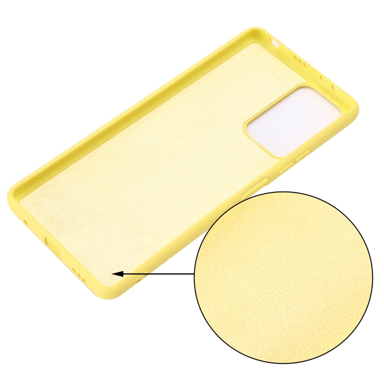 For Xiaomi Redmi Note 10 Pro Max Solid Color Liquid Silicone Dropproof Full Coverage Protective Case