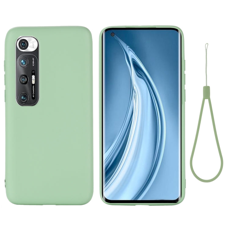 For Xiaomi Mi 10S Solid Color Liquid Silicone Dropproof Full Coverage Protective Case