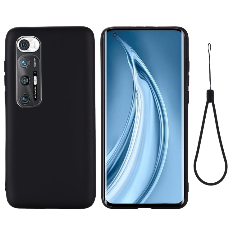 For Xiaomi Mi 10S Solid Color Liquid Silicone Dropproof Full Coverage Protective Case