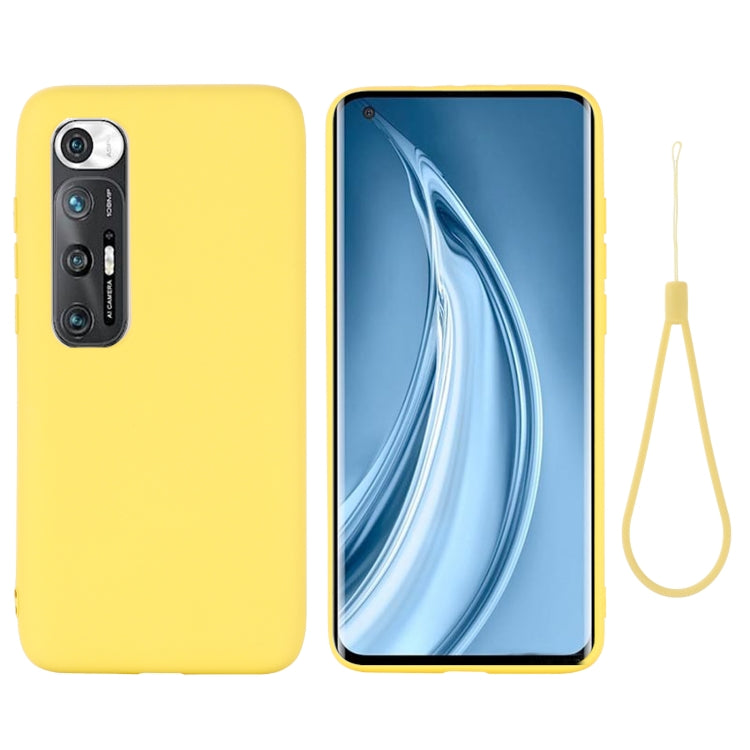 For Xiaomi Mi 10S Solid Color Liquid Silicone Dropproof Full Coverage Protective Case