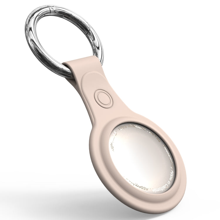 Anti-scratch Frosted TPU Shockproof Protective Cover Soft Case with Keychain Ring Loop For AirTag