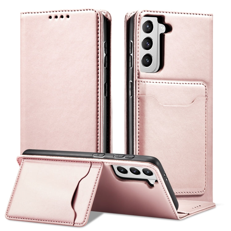 For Samsung Galaxy S21 FE Strong Magnetism Liquid Feel Horizontal Flip Leather Case with Holder & Card Slots & Wallet