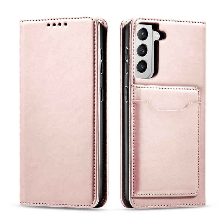 For Samsung Galaxy S21 FE Strong Magnetism Liquid Feel Horizontal Flip Leather Case with Holder & Card Slots & Wallet