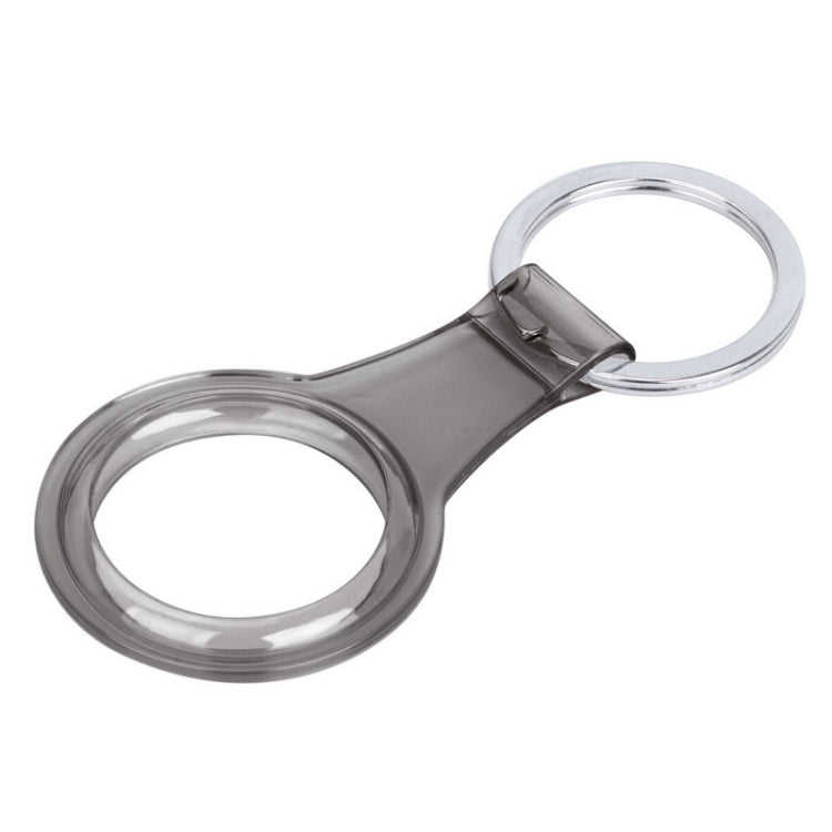 Anti-scratch Clear TPU Shockproof Protective Cover Soft Case with Keychain Ring Loop For AirTag