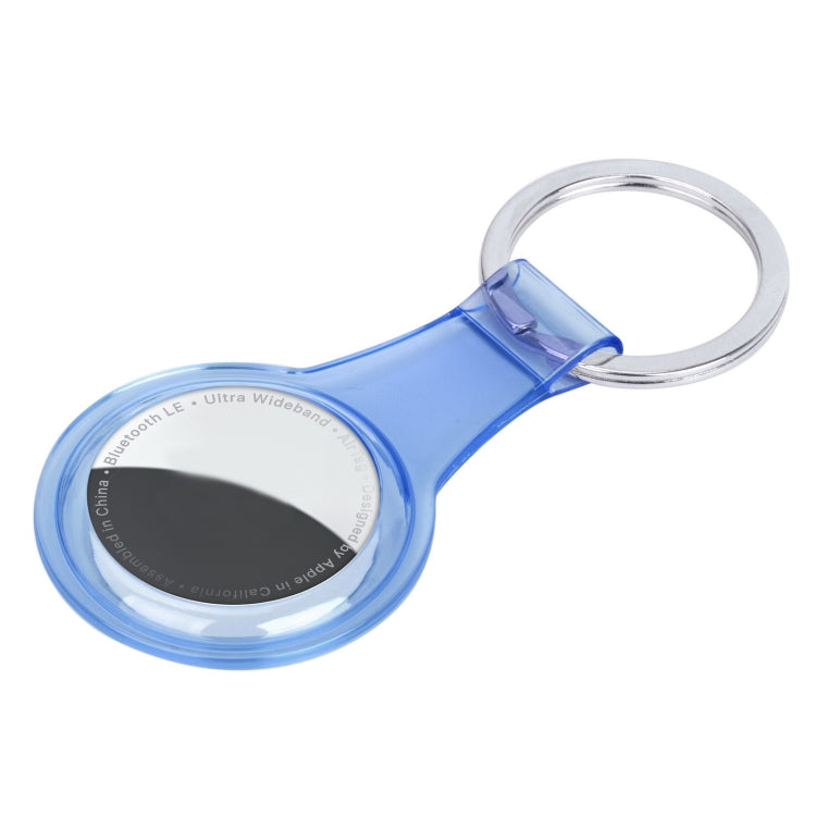 Anti-scratch Clear TPU Shockproof Protective Cover Soft Case with Keychain Ring Loop For AirTag