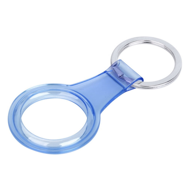 Anti-scratch Clear TPU Shockproof Protective Cover Soft Case with Keychain Ring Loop For AirTag