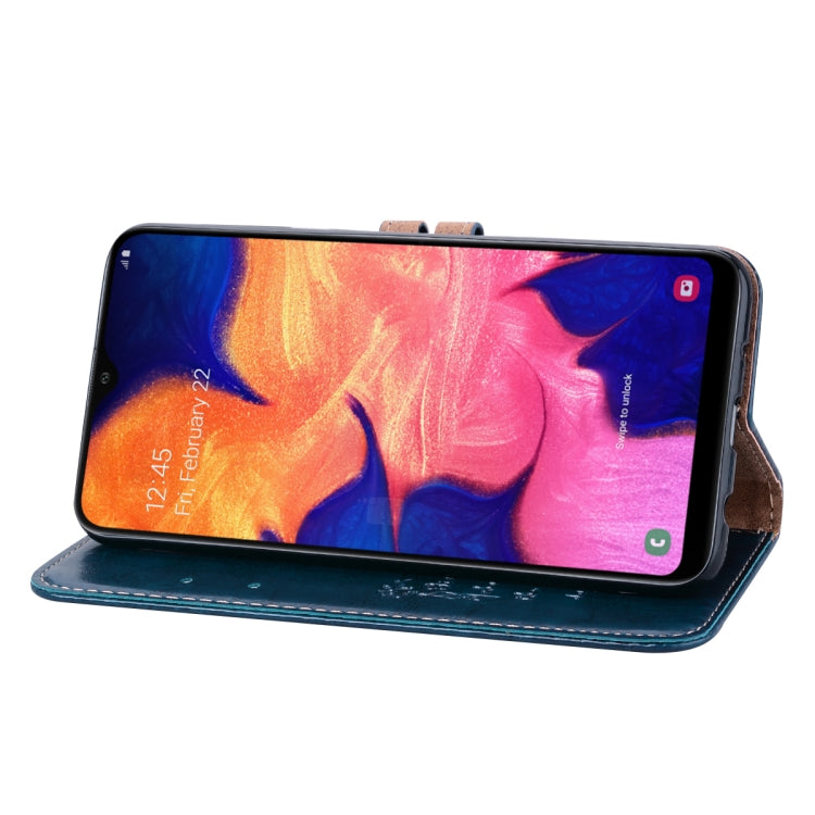 For Samsung Galaxy A12 Business Style Oil Wax Texture Horizontal Flip Leather Case with Holder & Card Slots & Wallet