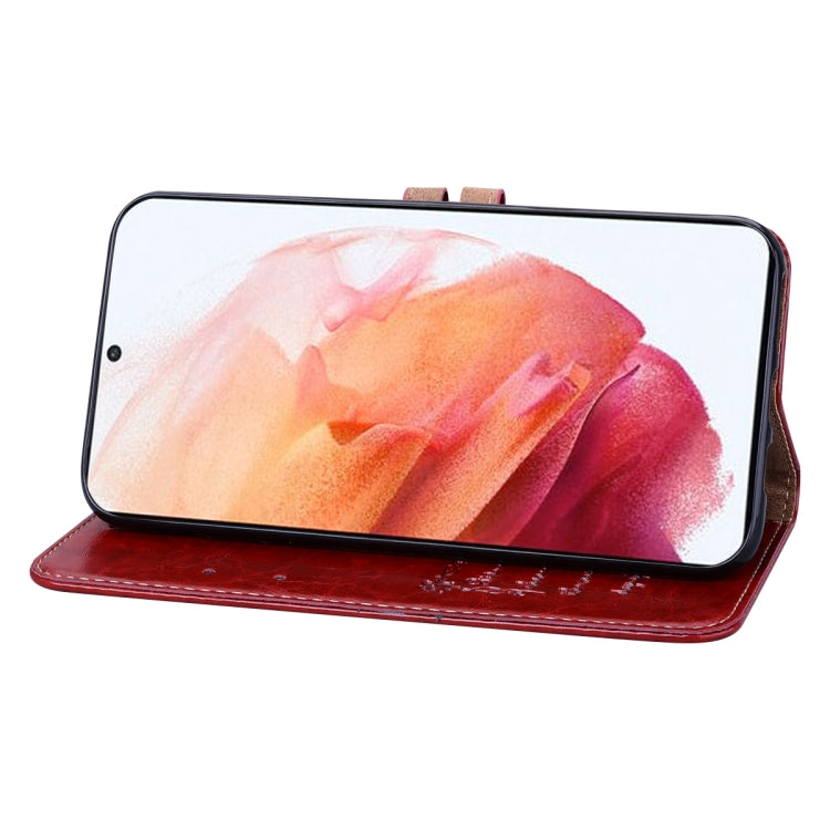 For Samsung Galaxy S21 Ultra 5G Business Style Oil Wax Texture Horizontal Flip Leather Case with Holder & Card Slots & Wallet