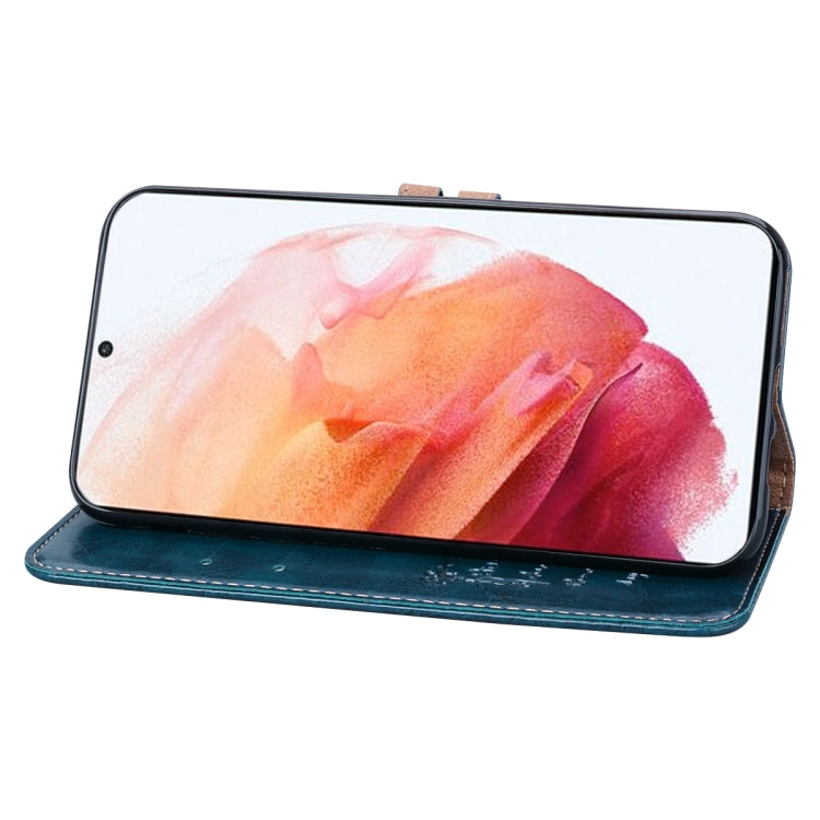 For Samsung Galaxy S21+ 5G Business Style Oil Wax Texture Horizontal Flip Leather Case with Holder & Card Slots & Wallet