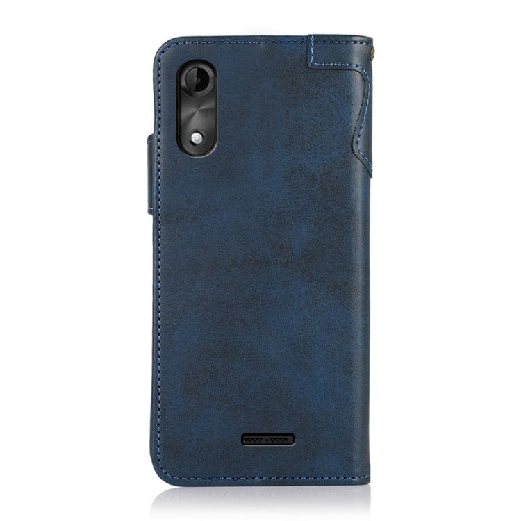 For Wiko Y51 KHAZNEH Dual-Splicing Cowhide Texture Horizontal Flip Leather Case with Holder & Card Slots & Wallet & Photo Frame & Lanyard