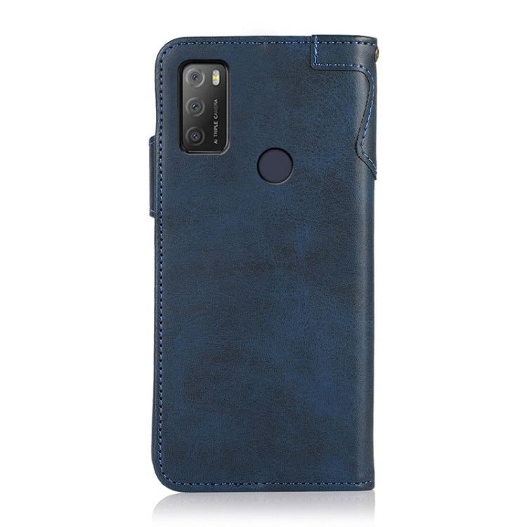 For Alcatel 1S (2021) / 3L (2021) KHAZNEH Dual-Splicing Cowhide Texture Horizontal Flip Leather Case with Holder & Card Slots & Wallet & Photo Frame & Lanyard