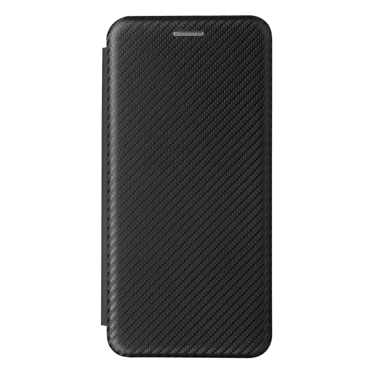 For Samsung Galaxy S21 FE Carbon Fiber Texture Horizontal Flip TPU + PC + PU Leather Case with Card Slot