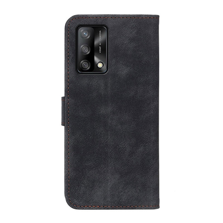 For OPPO F19 Antelope Texture Magnetic Buckle Horizontal Flip PU Leather Case with Card Slots & Wallet & Holder