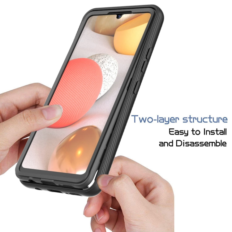 For Samsung Galaxy A42 5G Starry Sky Full Body Hybrid Shockproof Phone Case