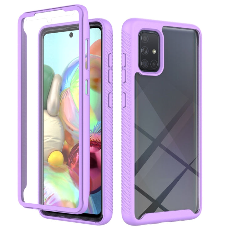 For Samsung Galaxy A71 Starry Sky Full Body Hybrid Shockproof Phone Case