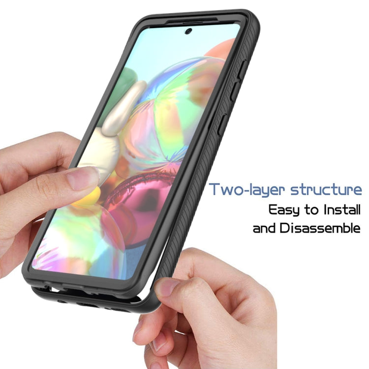 For Samsung Galaxy A71 Starry Sky Full Body Hybrid Shockproof Phone Case