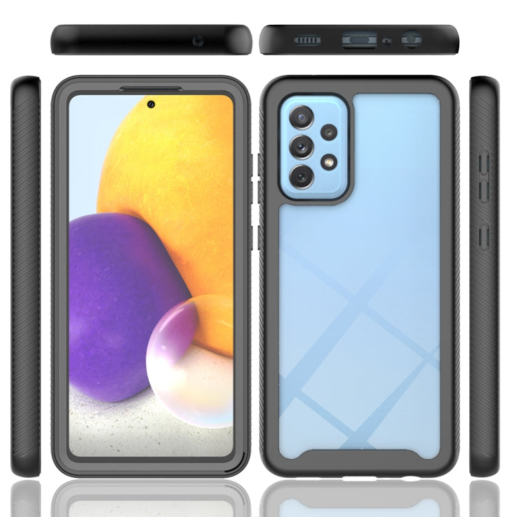 For Samsung Galaxy A72 5G / 4G Starry Sky Full Body Hybrid Shockproof Phone Case