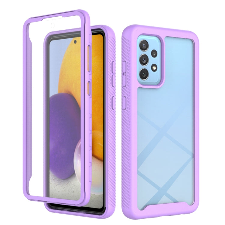 For Samsung Galaxy A72 5G / 4G Starry Sky Full Body Hybrid Shockproof Phone Case