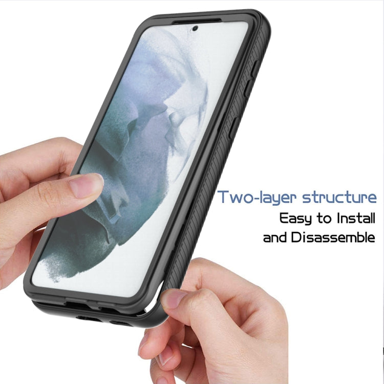 For Samsung Galaxy S21+ 5G Starry Sky Full Body Hybrid Shockproof Phone Case