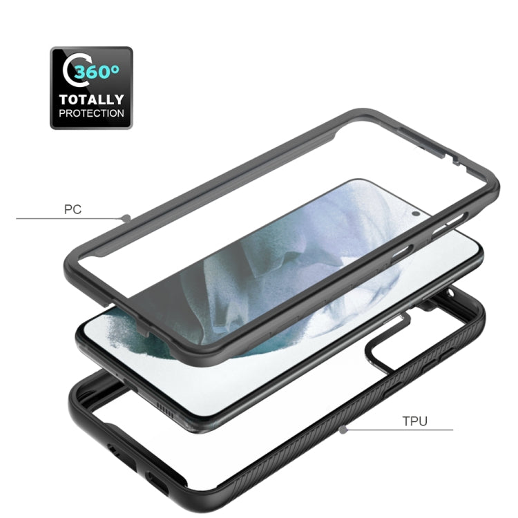 For Samsung Galaxy S21+ 5G Starry Sky Full Body Hybrid Shockproof Phone Case