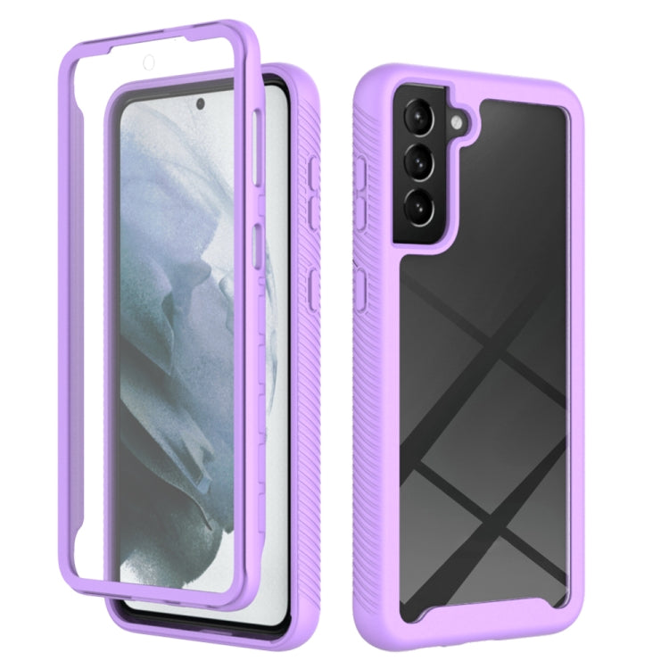 For Samsung Galaxy S21+ 5G Starry Sky Full Body Hybrid Shockproof Phone Case