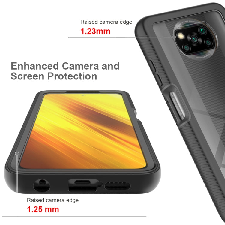 For Xiaomi Poco X3 NFC Starry Sky Full Body Hybrid Shockproof Phone Case