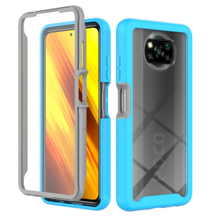For Xiaomi Poco X3 NFC Starry Sky Full Body Hybrid Shockproof Phone Case