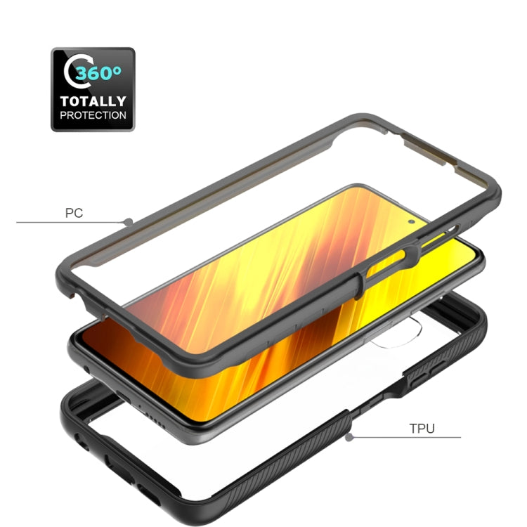 For Xiaomi Poco X3 NFC Starry Sky Full Body Hybrid Shockproof Phone Case