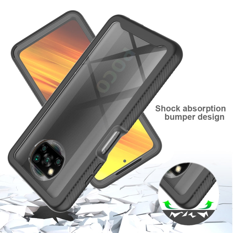 For Xiaomi Poco X3 NFC Starry Sky Full Body Hybrid Shockproof Phone Case