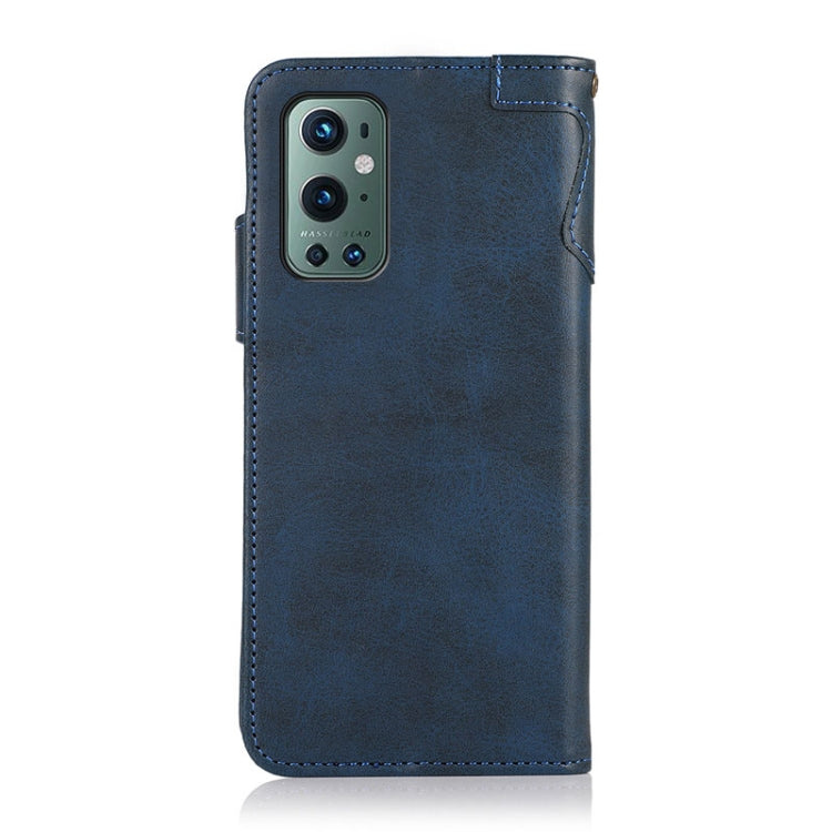 For OnePlus 9 Pro KHAZNEH Dual-Splicing Cowhide Texture Horizontal Flip Leather Case with Holder & Card Slots & Wallet & Photo Frame & Lanyard