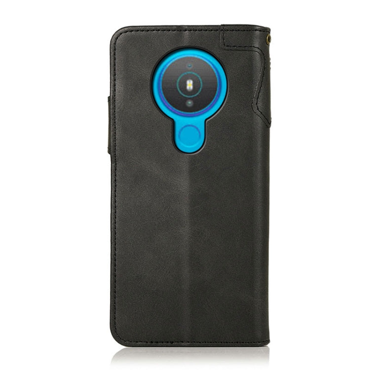 For Nokia 1.4 KHAZNEH Dual-Splicing Cowhide Texture Horizontal Flip Leather Case with Holder & Card Slots & Wallet & Photo Frame & Lanyard
