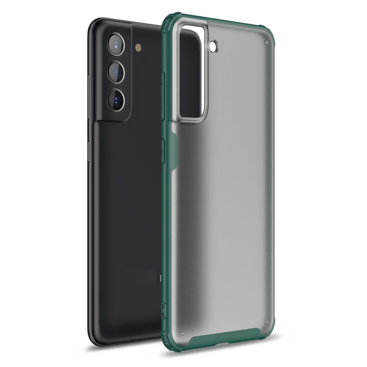 For Samsung Galaxy S21 FE Four-corner Shockproof TPU + PC Protective Case