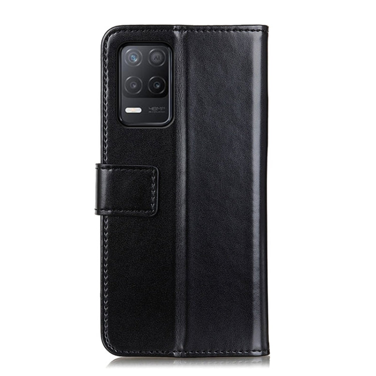 For Realme V13 5G /  Realme 8 5G 3-Color Pearl Texture Magnetic Buckle Horizontal Flip PU Leather Case with Card Slots & Wallet & Holder