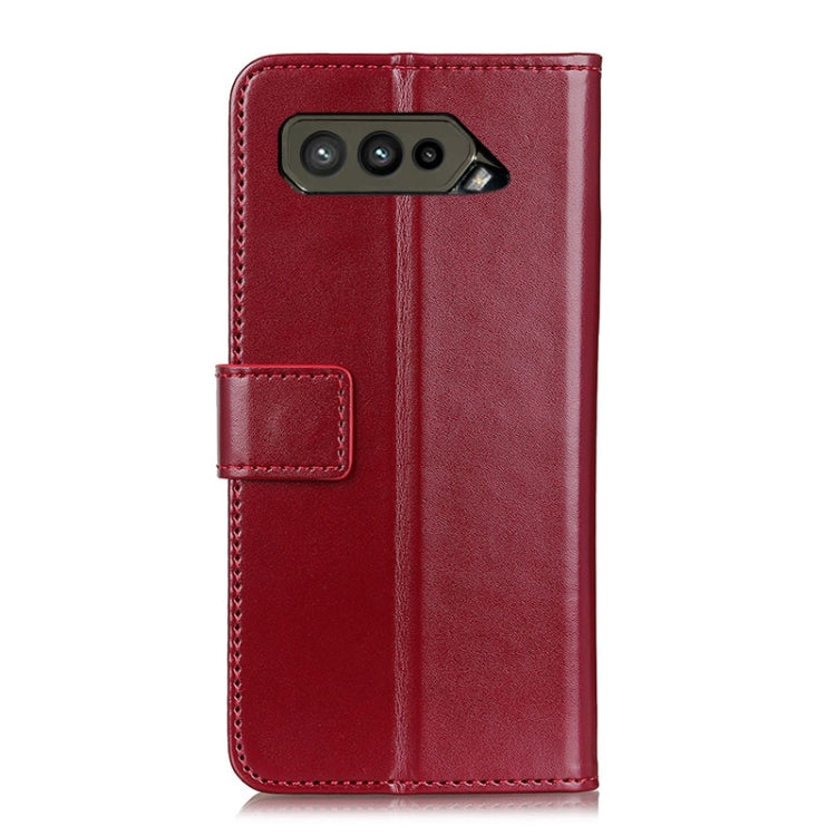 For Asus ROG Phone 5 /  5 Pro /  5 Ultimate 3-Color Pearl Texture Magnetic Buckle Horizontal Flip PU Leather Case with Card Slots & Wallet & Holder